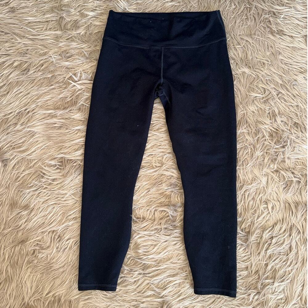 Fabletics High Waisted Powerhold Define 7/8 Legging Black size L